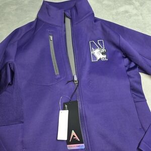 Northwestern Wildcats Antigua Purple Generation Womens Small Half Zip Sweatshirt